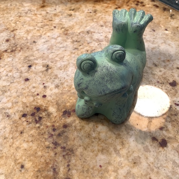 Ceramic garden Frog - Picture 3 of 4